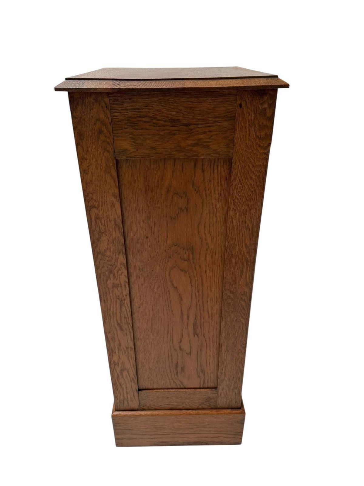 Furniture Art Nouveau Filing Cabinet With Tambour Shutter Door, 1900s photo