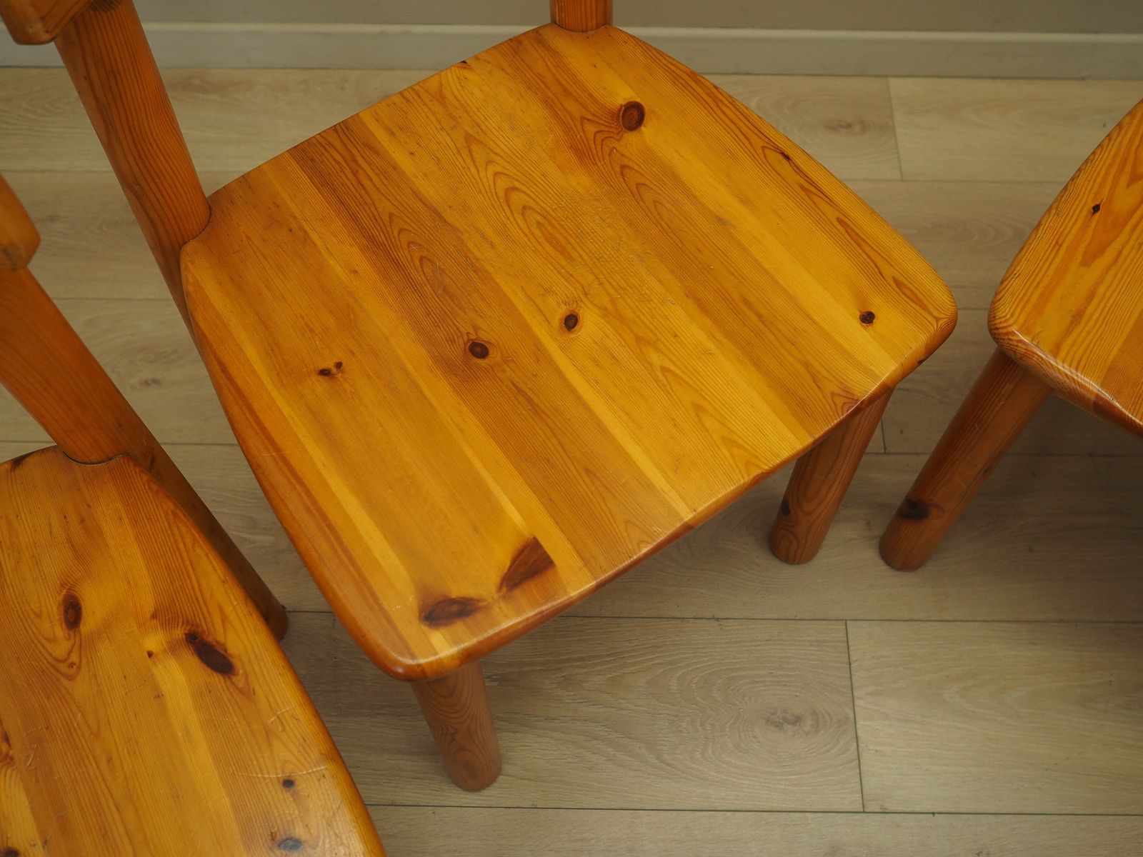 Set Of Four Chairs, Scandinavian Design, 1960s, Designer: Rainer Daumiller, Manufacturer: Hirtshals photo vintage