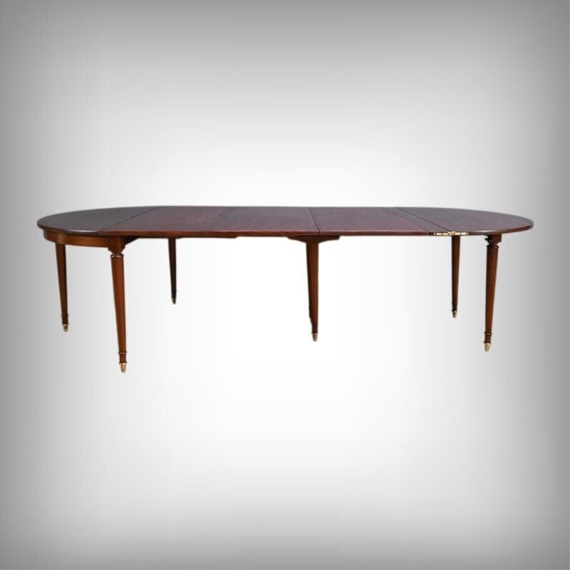 Mahogany Half Moon Extending Table – Second Half Of The 19th Century photo furniture