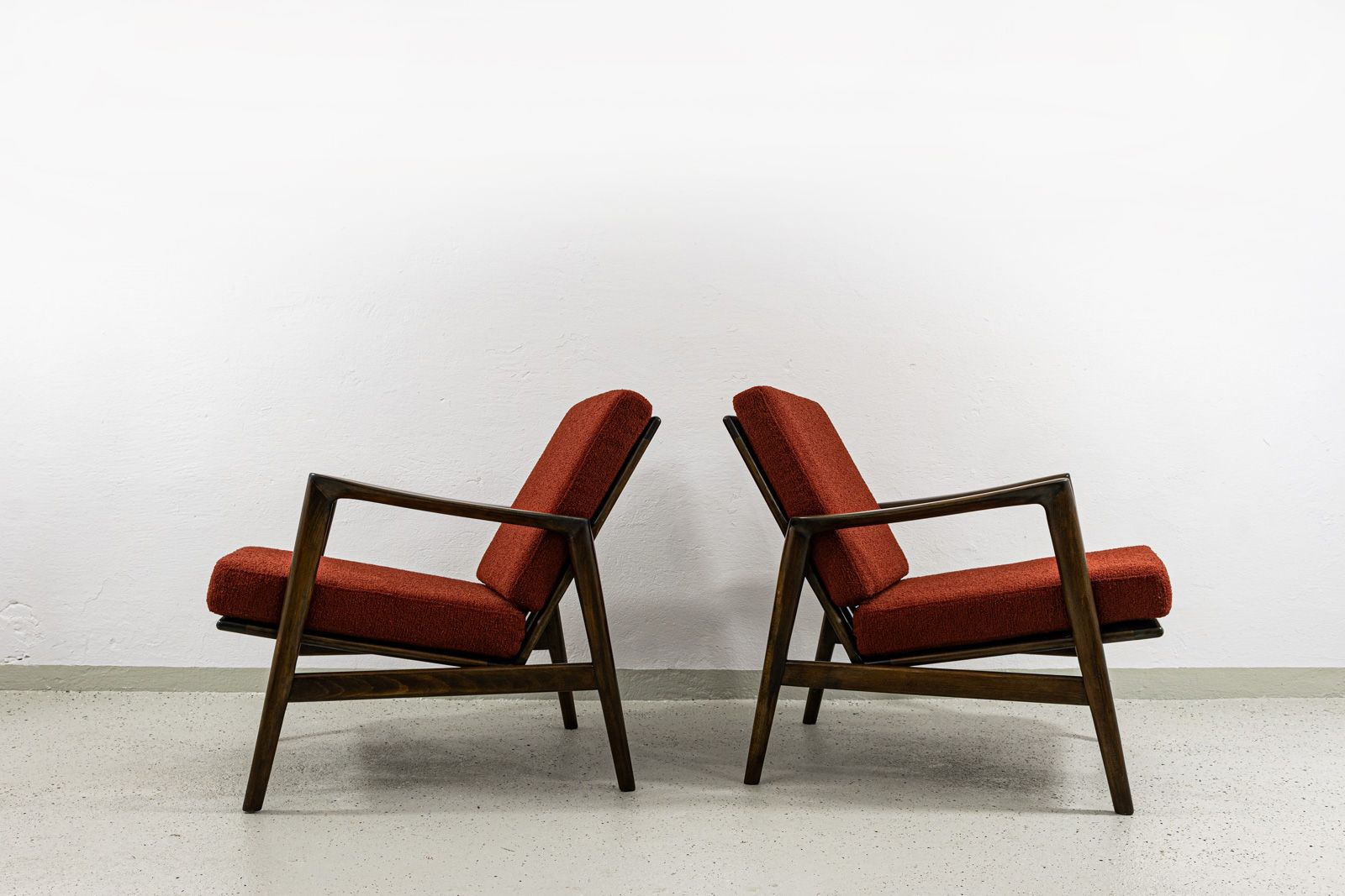 Mid Century Modern Armchair By Sfm, Poland, 1960s photo vintage