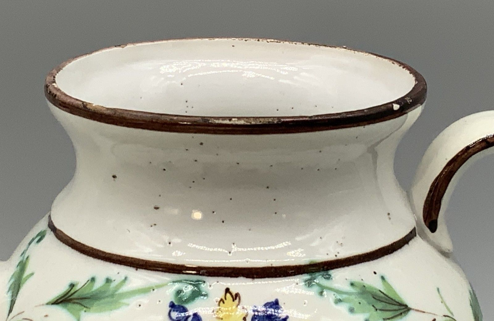 photo buy Italian Pharmacy Wet Drug Jug & Cover 18th Century Tin Glaze Polychrome Syr Alth