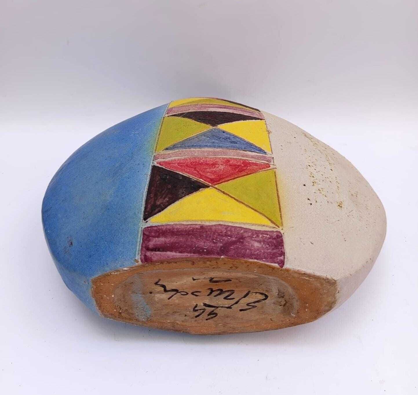 photo furniture Rare Large Xxl Ceramic Vase By Gli Etruschi, Designed By Ivo De Santis, Mid Century Modern.