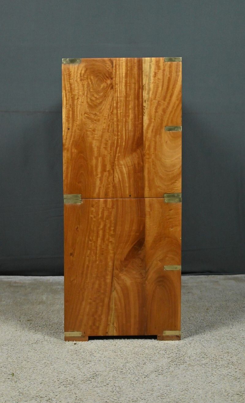 Furniture Solid Mahogany Marine Chest Of Drawers, India – 20th Century photo