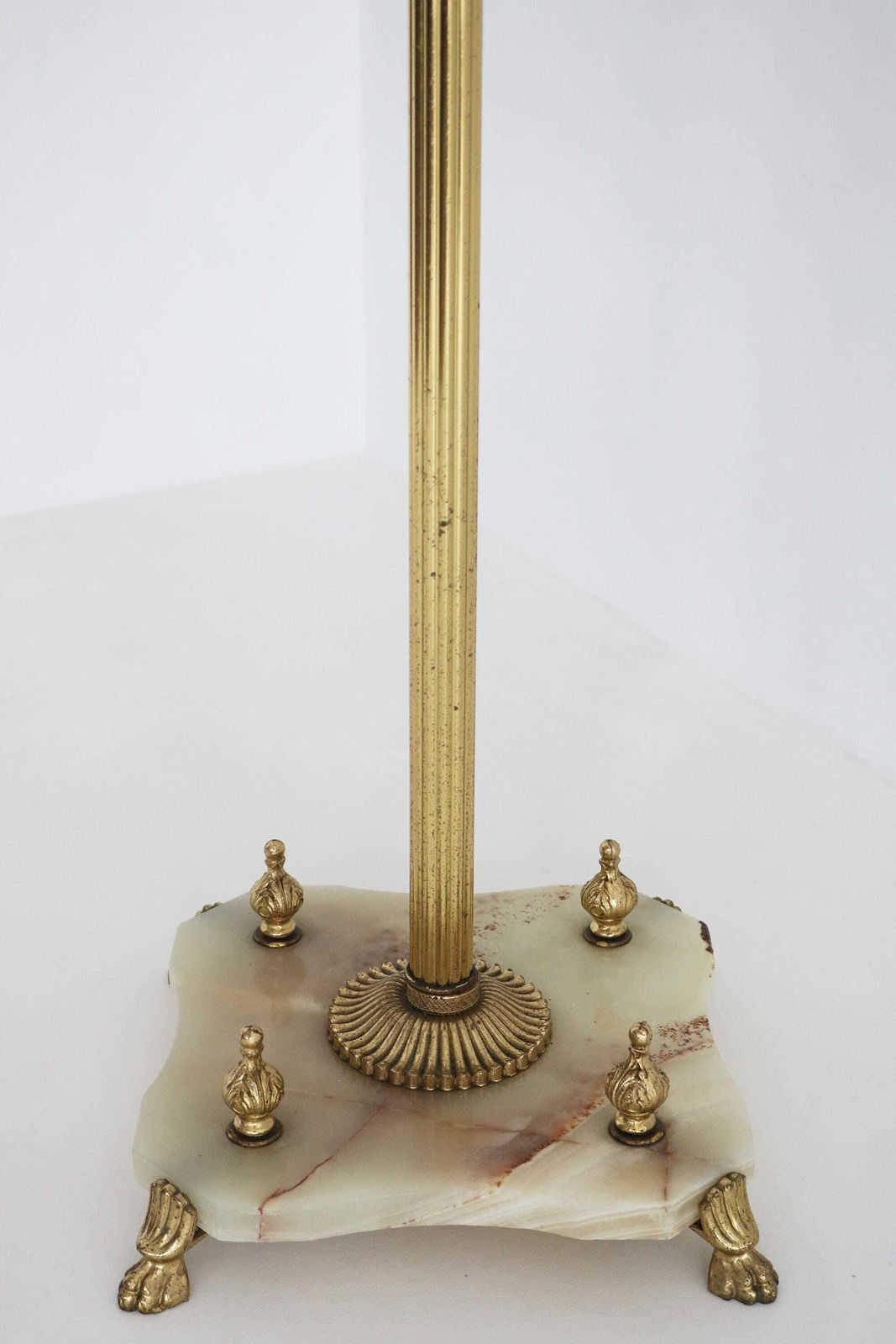 photo buy Antique Style Brass Coat Rack With Rotating Crown And Marble Base Italian Hollywood Regency Hall Tree Vintage Gold Entryway Stand