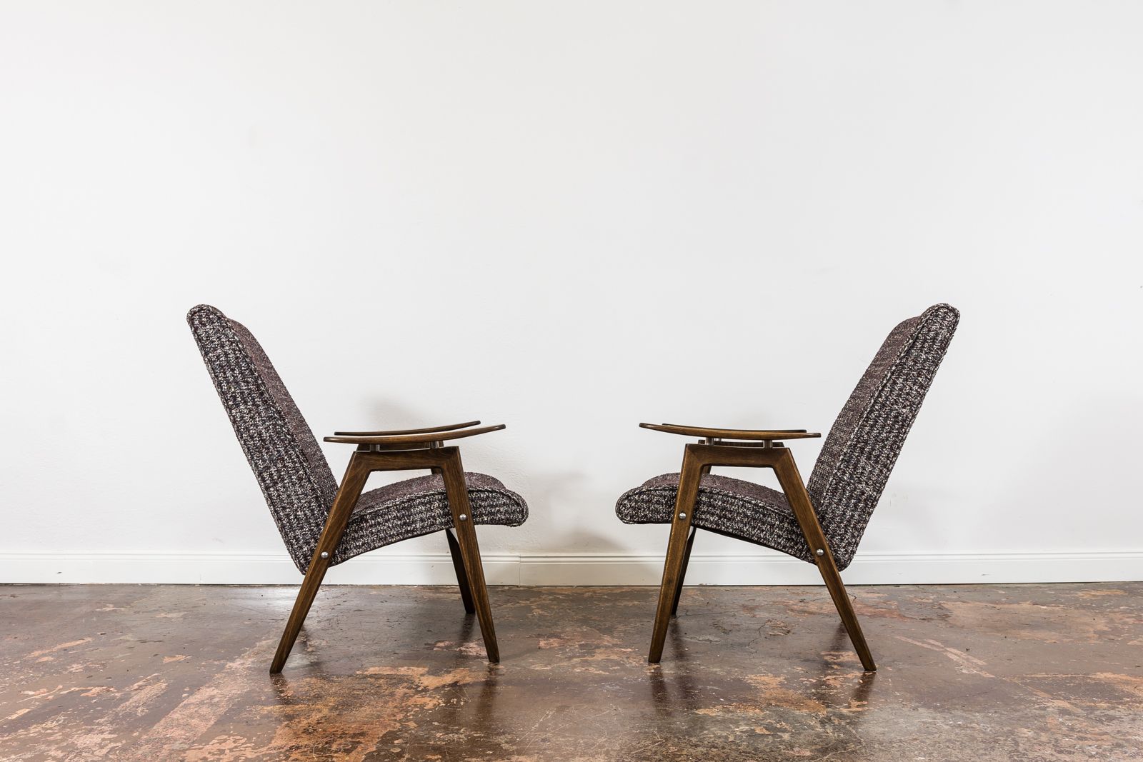 Vintage Armchairs, J. šmidek, Ton, Czechoslovakia, 1960s, Set Of 2 photo buy
