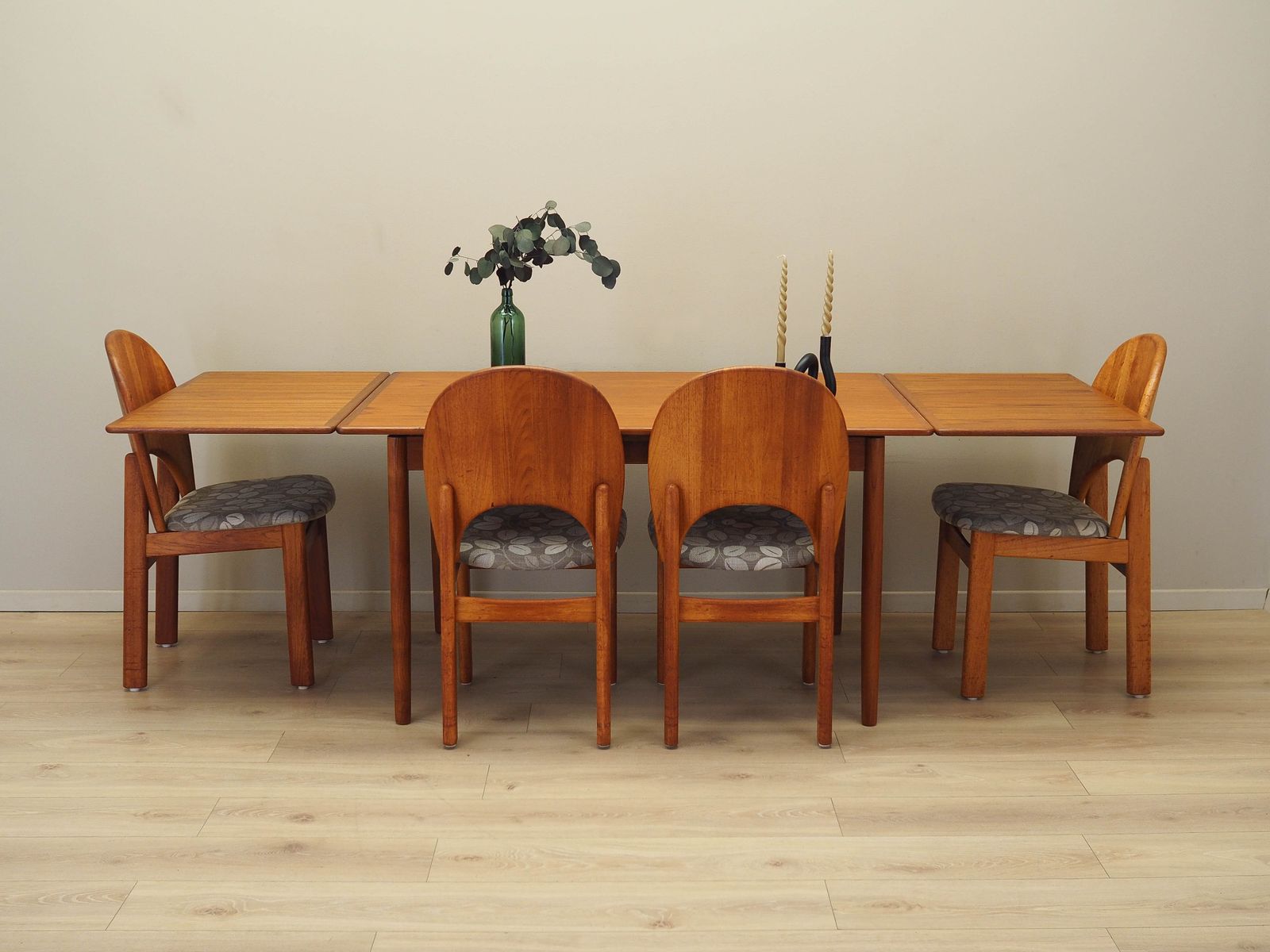 Set Of Four Teak Chairs Danish Design 1960s Designer Niels Koefoed Manufacturer Glostrup photo Furniture