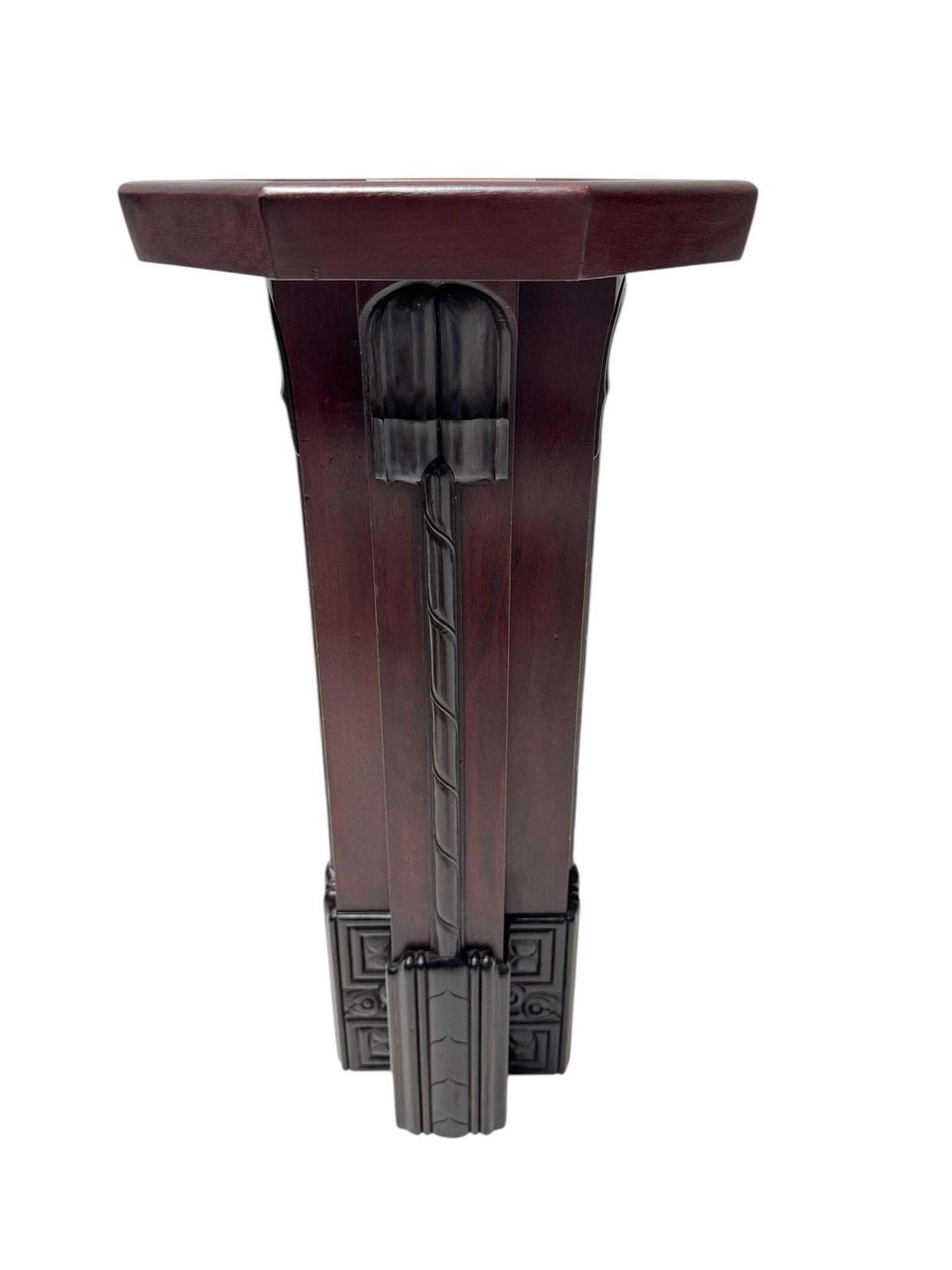 Art Deco Amsterdamse School Pedestal By F.A. Warners, 1920s photo buy