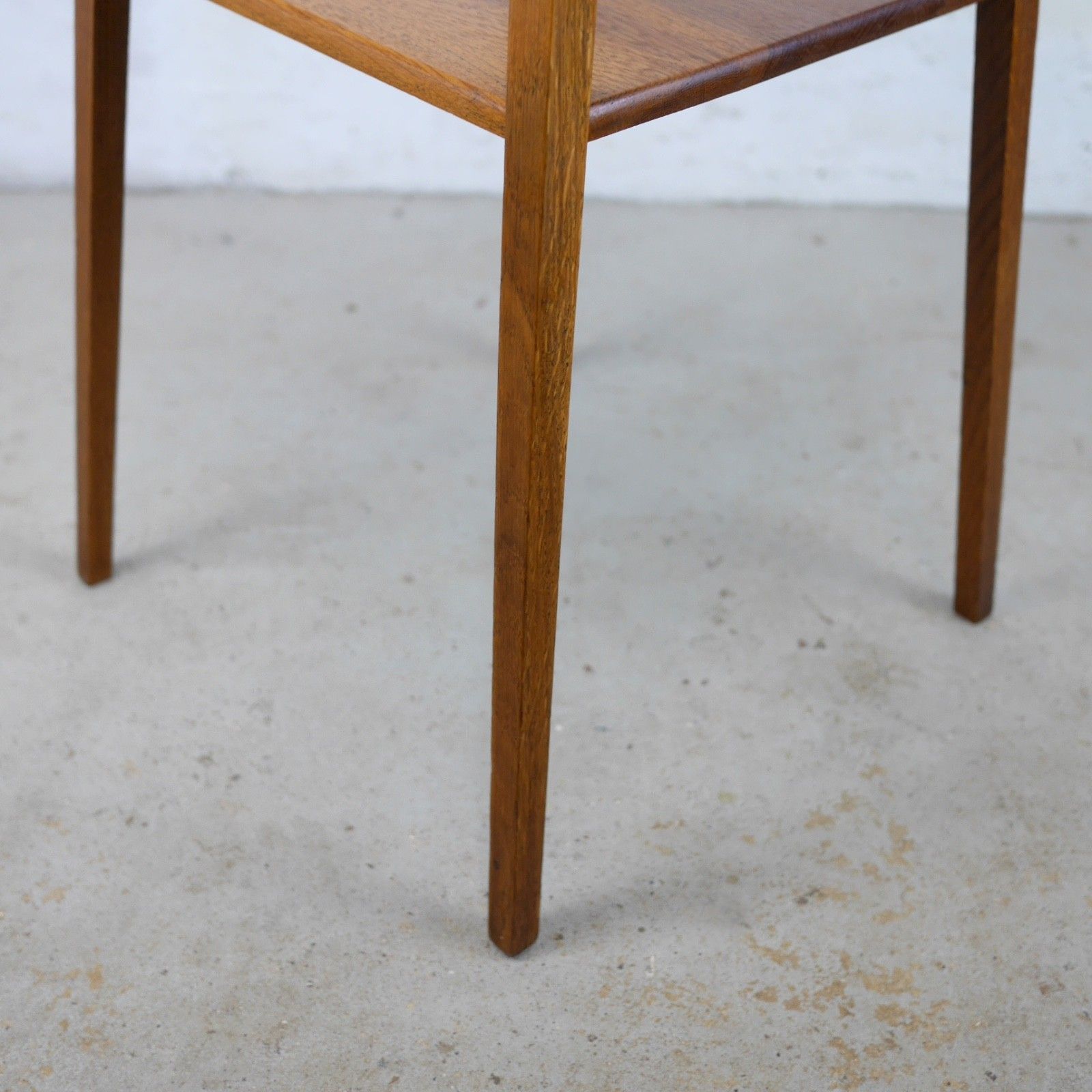 photo buy Antique Light Oak Arts & Crafts Two Tier Side Table Vintage #103120
