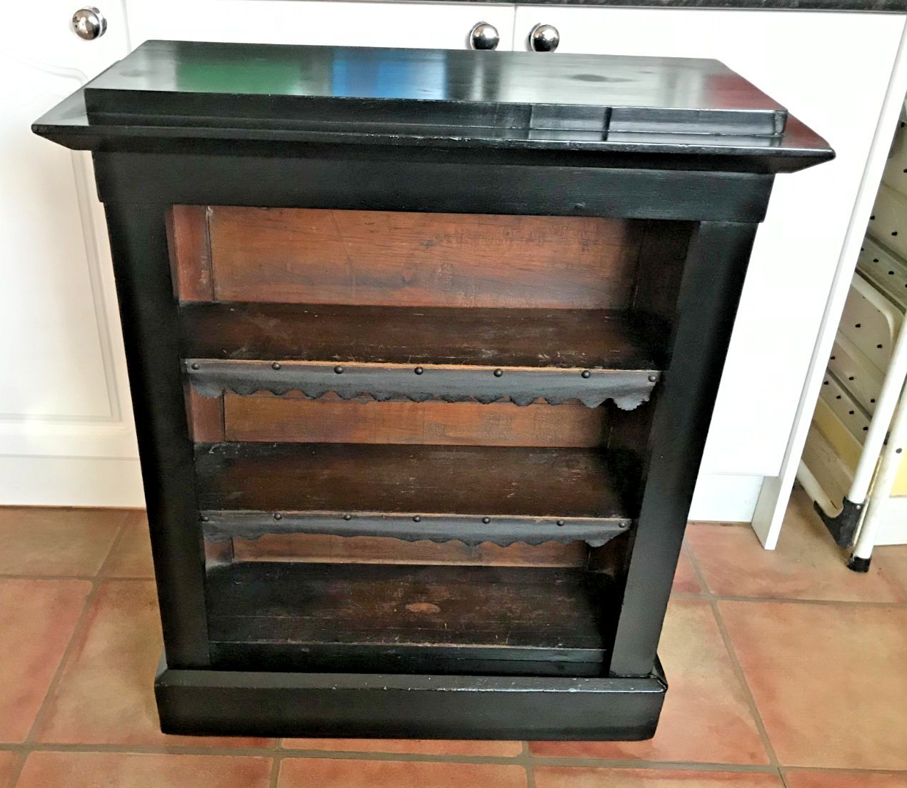 Antique 19th. Century  French Ebonised Dwarf Bookcase photo buy