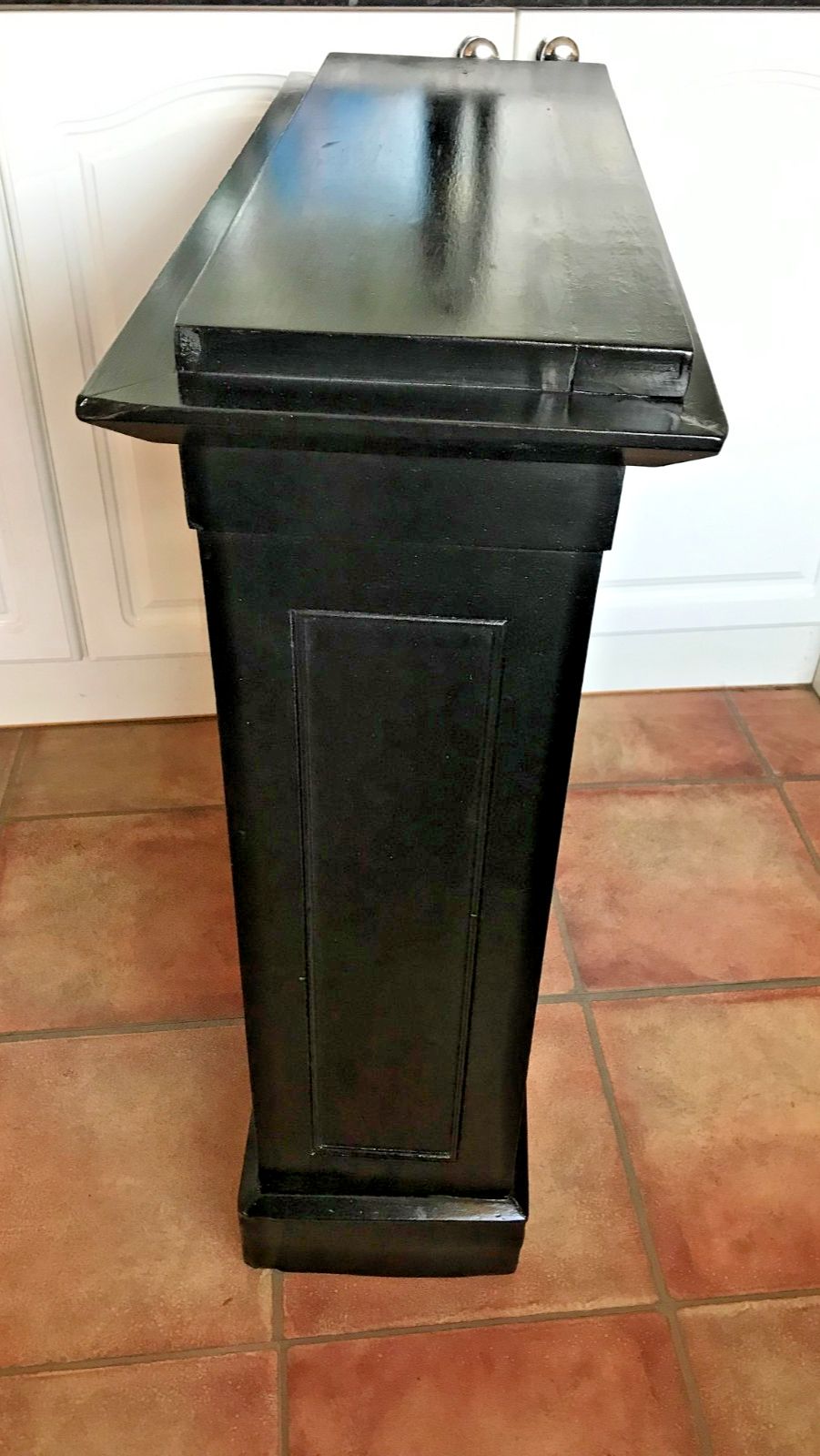 Furniture Antique 19th. Century  French Ebonised Dwarf Bookcase photo