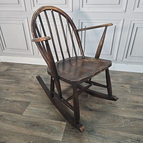 Vintage Ercol Rocking Chair  Windsor Mid Century Retro Rocker F182 Cc41 photo furniture