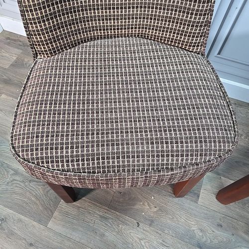 Retro Curved Back Chairs Pair 2 Vintage Cocktail Bedroom Nursing Reading photo vintage