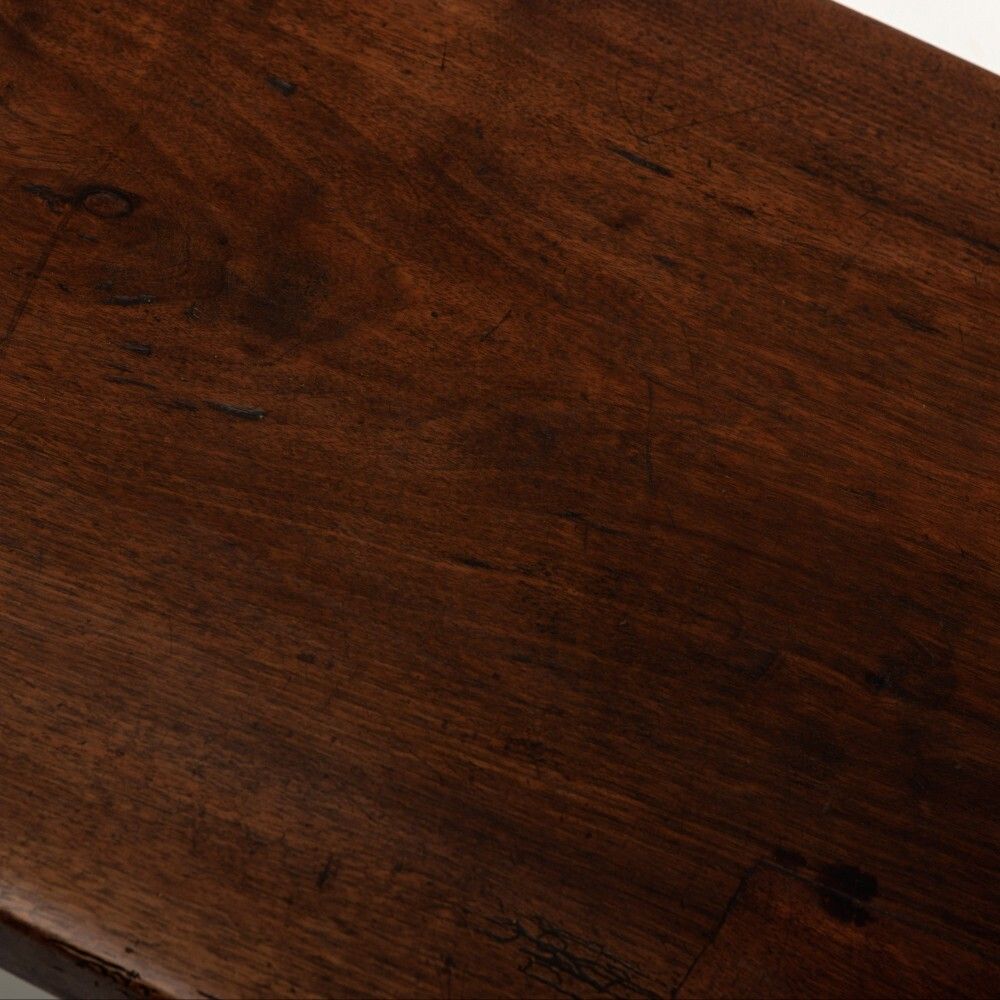 3200.0 Spanish Single Plank Walnut Trestle Table photo