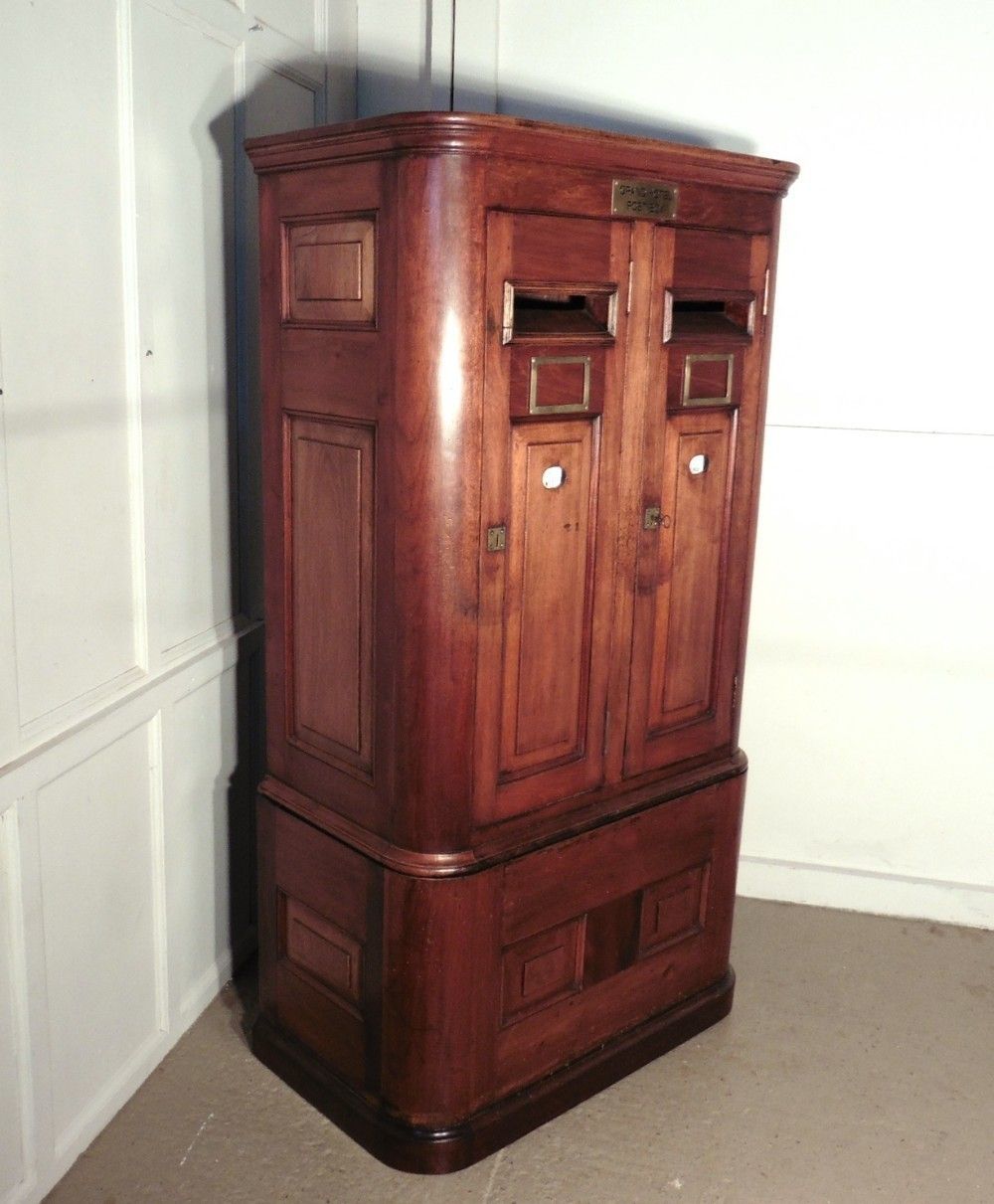 photo furniture A Large Victorian Hotel Post Box, Country House Letter Box.
