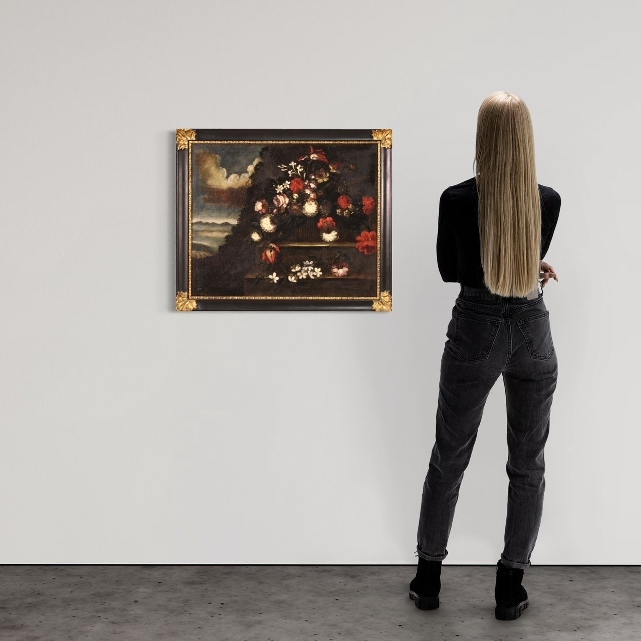 photo vinterior Italian Still Life Painting From 18th Century