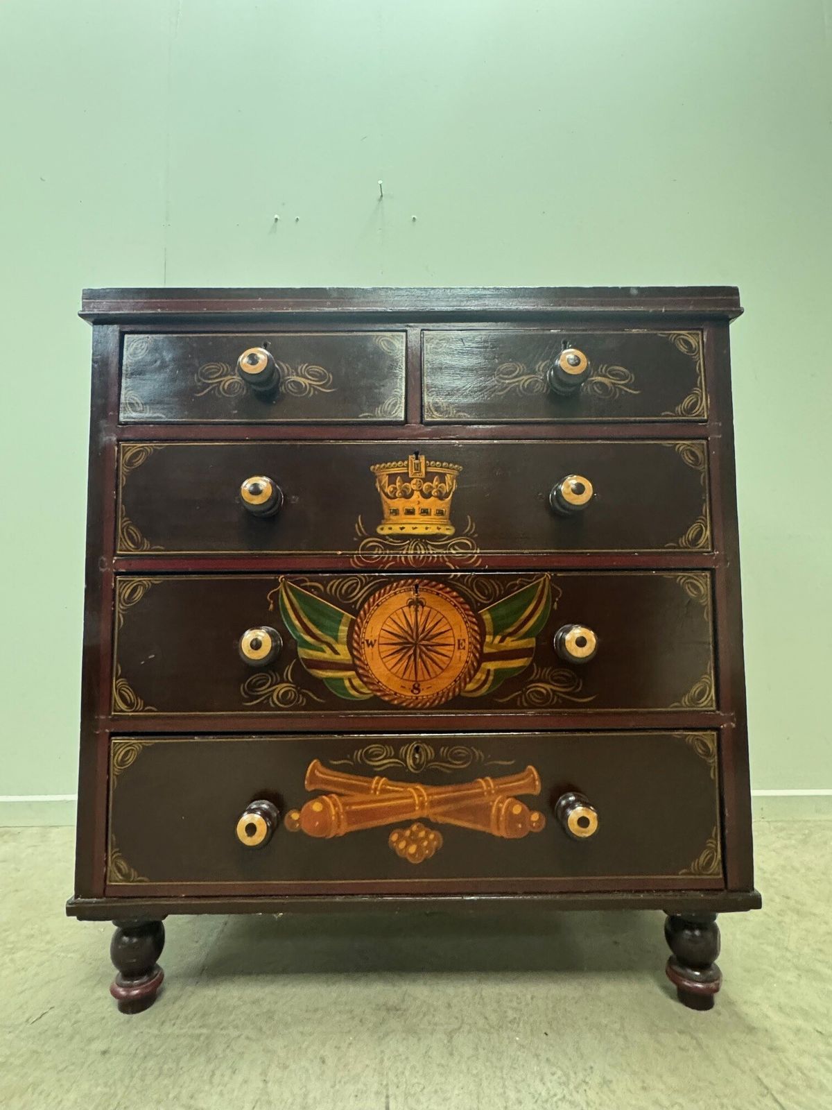 Nautical Chest Of Drawers, 1900s photo vinterior
