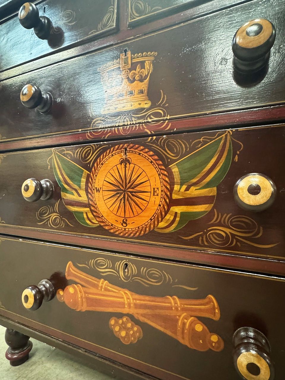 Nautical Chest Of Drawers, 1900s photo buy