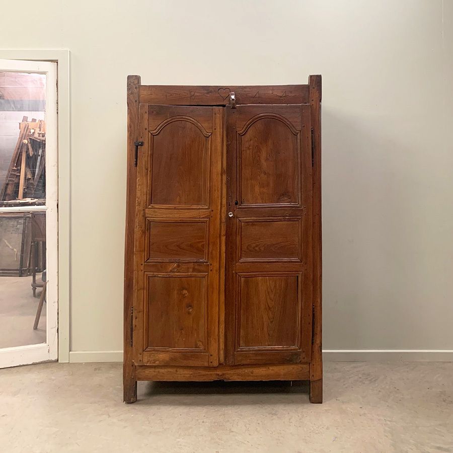 Marriage Armoire, 1800s, Antique