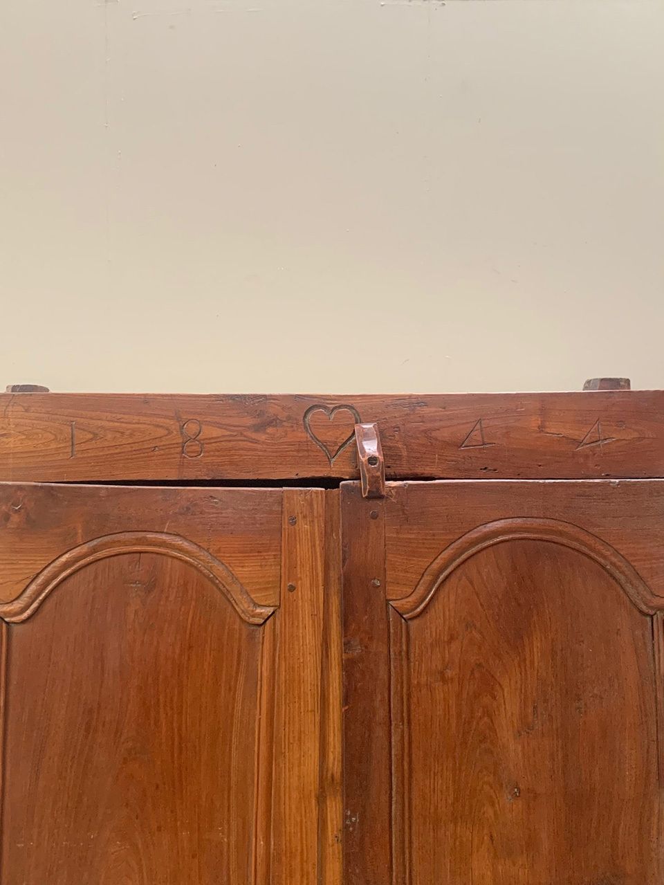 Marriage Armoire, 1800s, Antique photo for sale