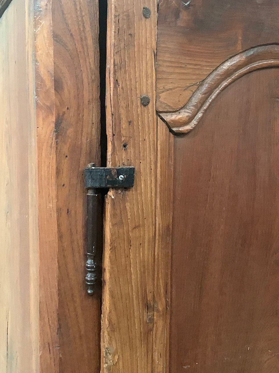 photo furniture Marriage Armoire, 1800s, Antique