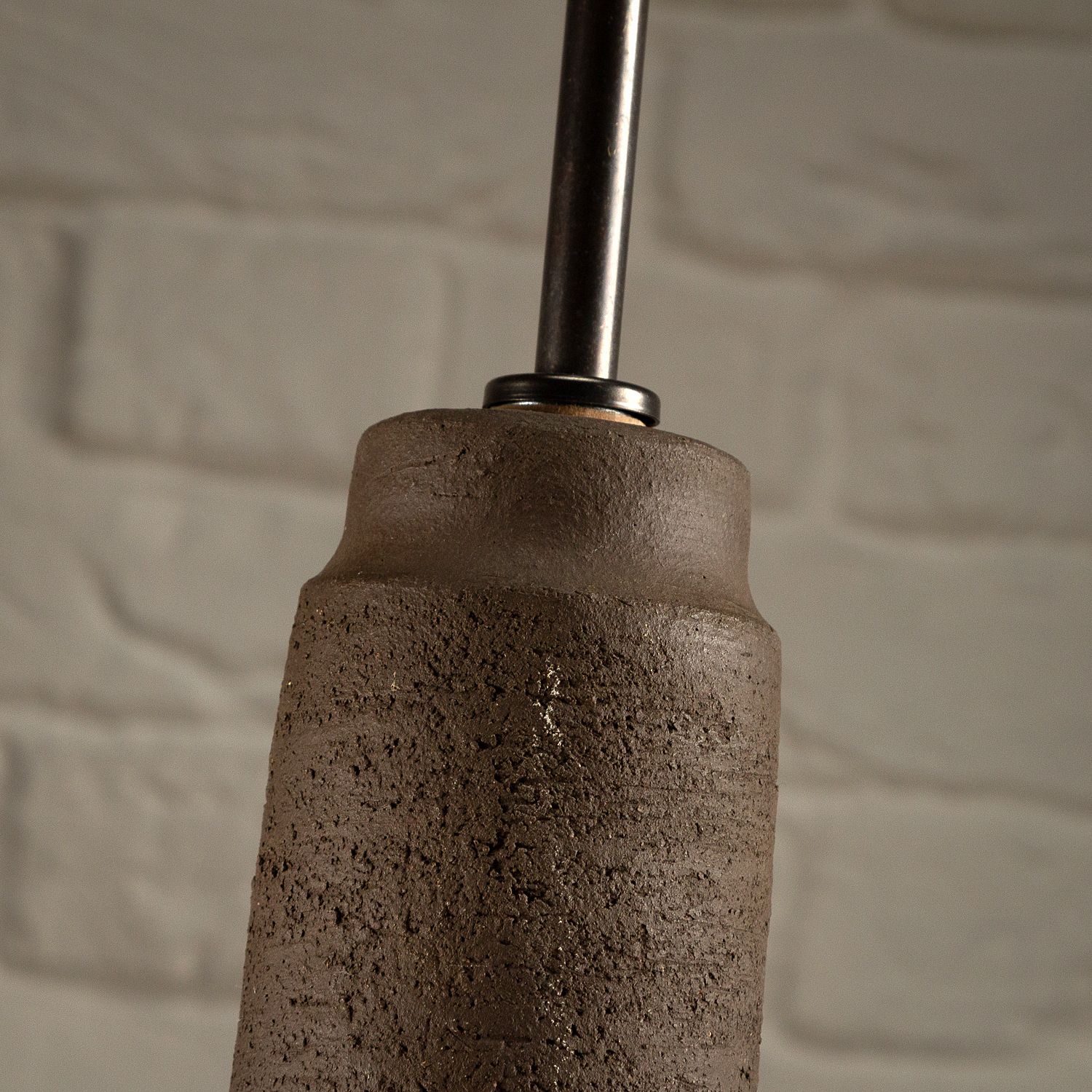 Lighting Very Large Studio Ceramic Table Lamp, Denmark, 1960s photo