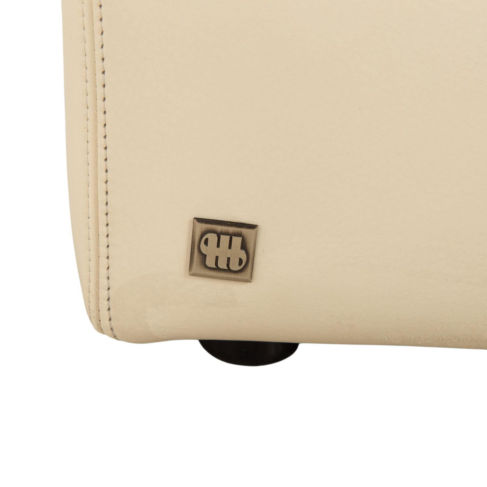 photo for sale Fauteuil Musterring en cuir crème beige blanc cassé