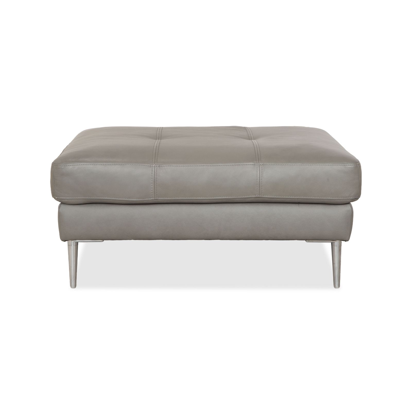photo for sale Gutmann Factory Leather Stool Grey Chrome Feet