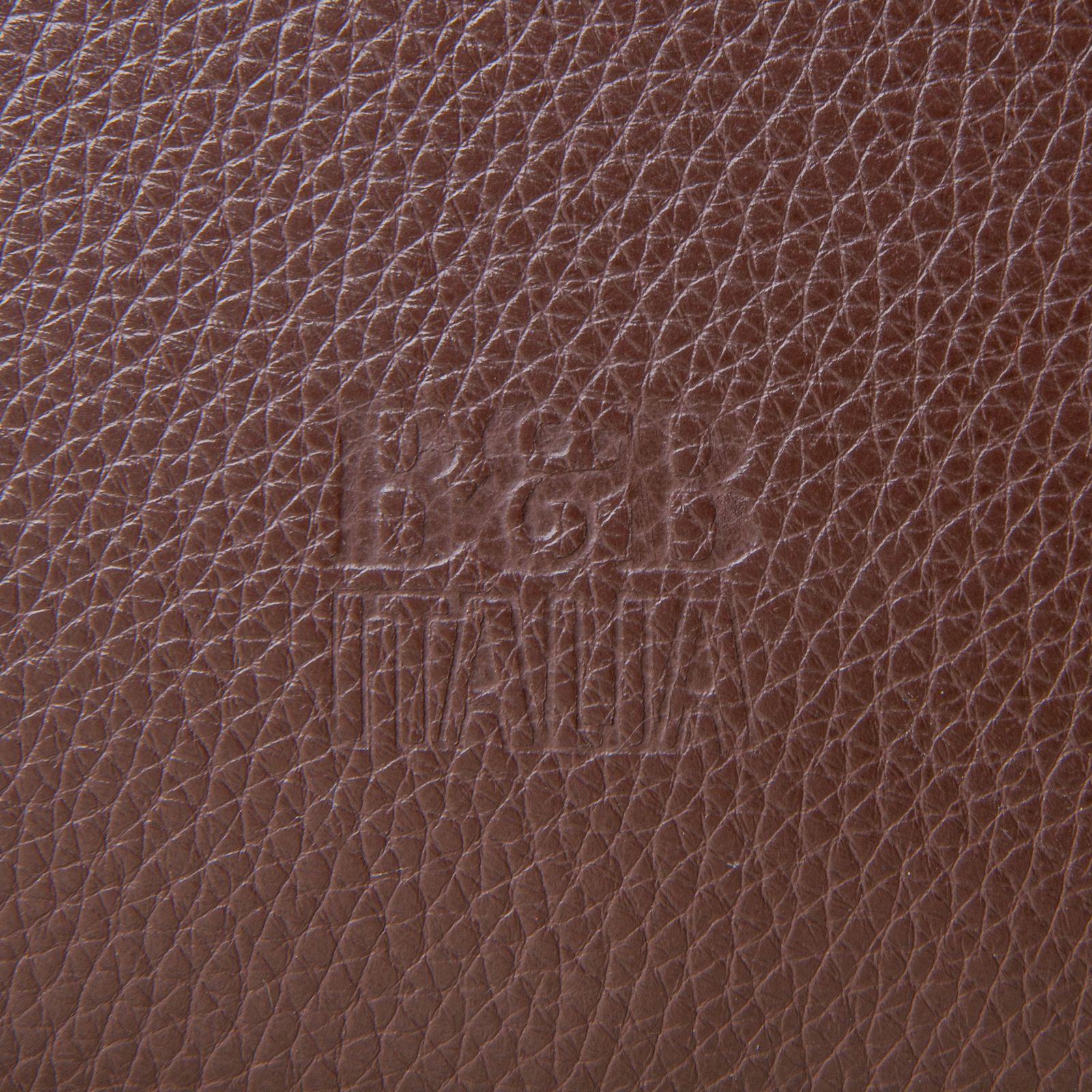 B&B Italia Harry Large Leather Ottoman Dark Brown Chestnut photo vinterior