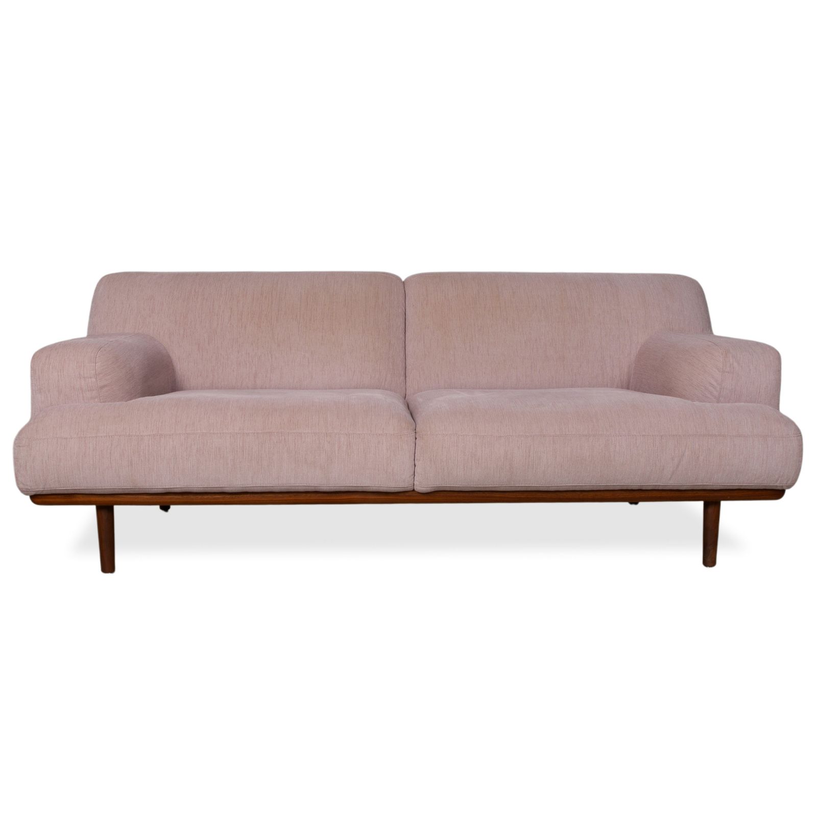 Canapé 2 places Bolia Madison en tissu rose
