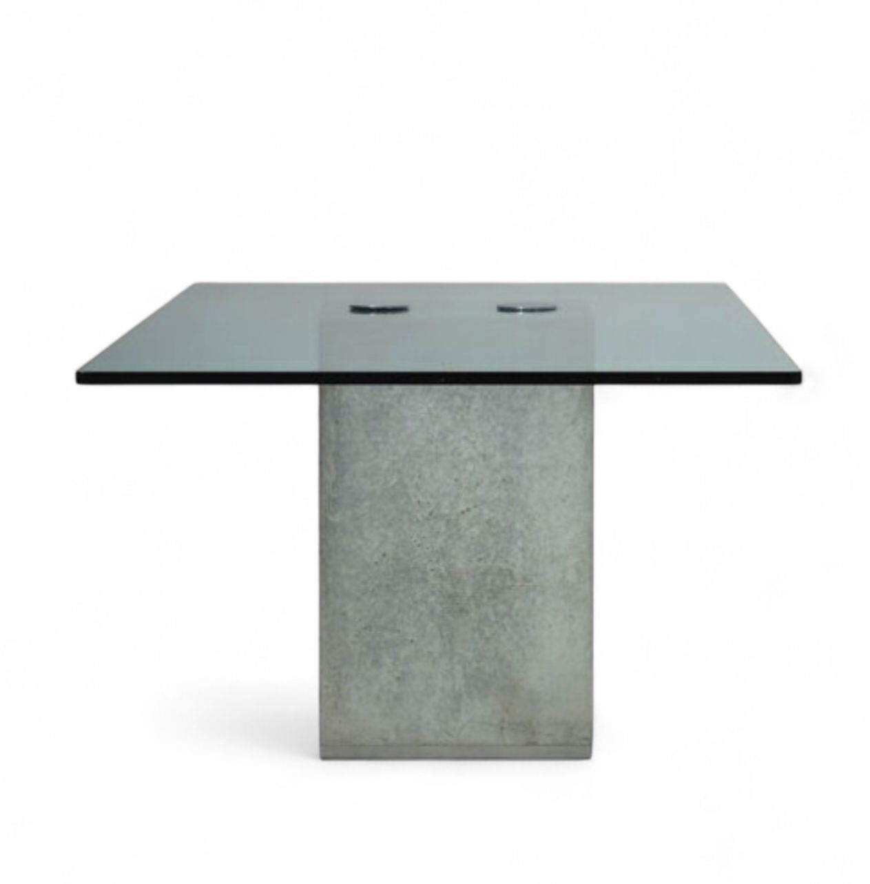 Sapo Dining Table By Sergio And Giorgo Saporiti Beton Brut / Minimalist Dining Table