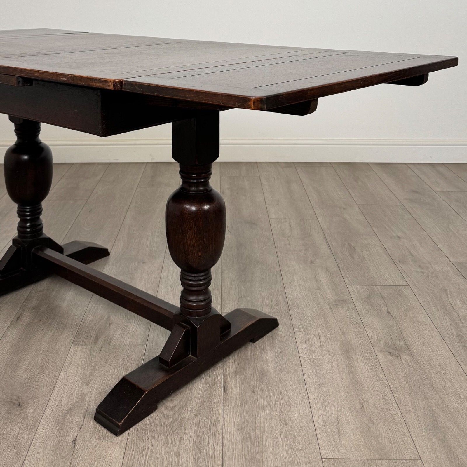 Antique 20th Century Dining Table With 4 Chairs In Oak photo buy
