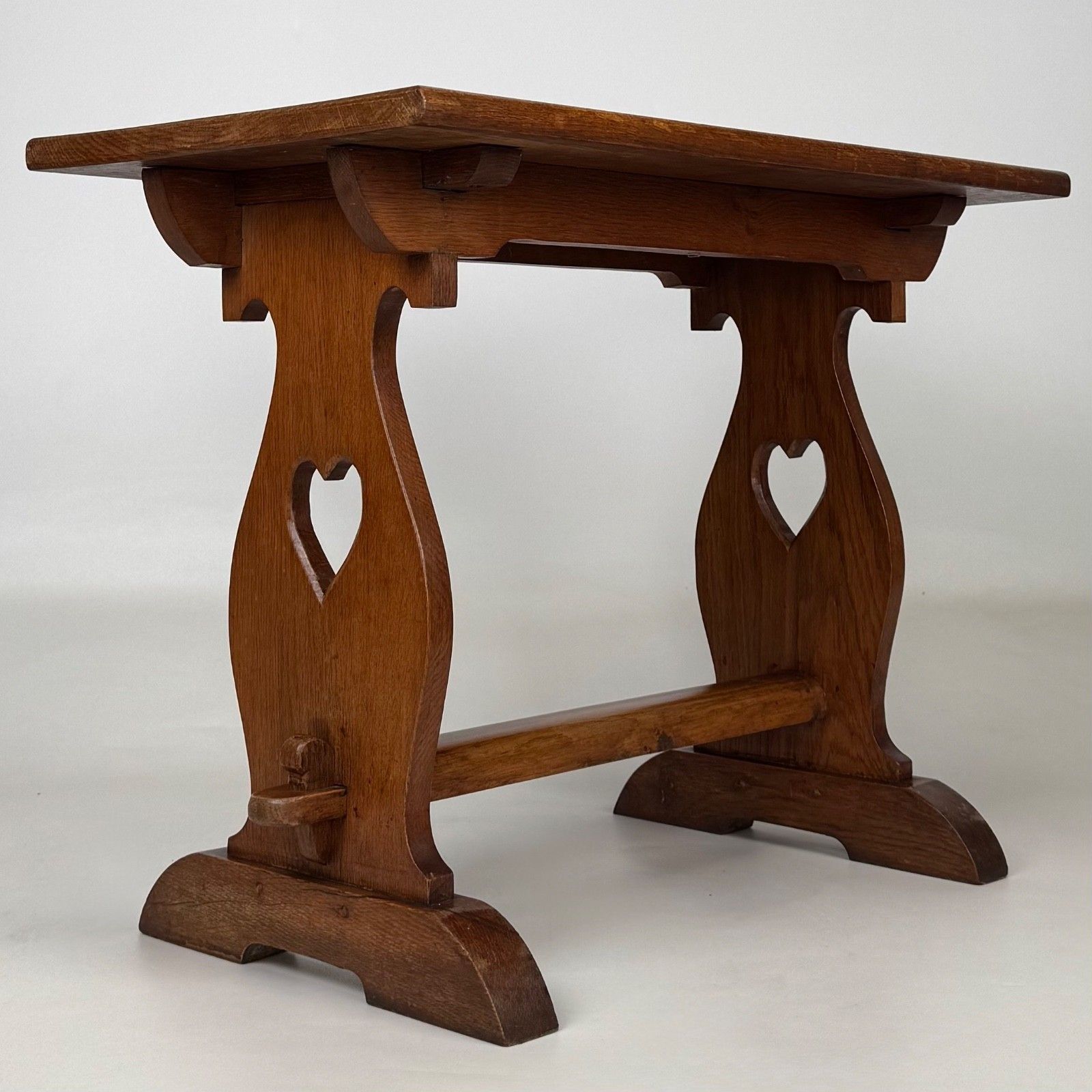Antique 20th Century Arts & Crafts Coffee Table In Golden Oak photo Furniture