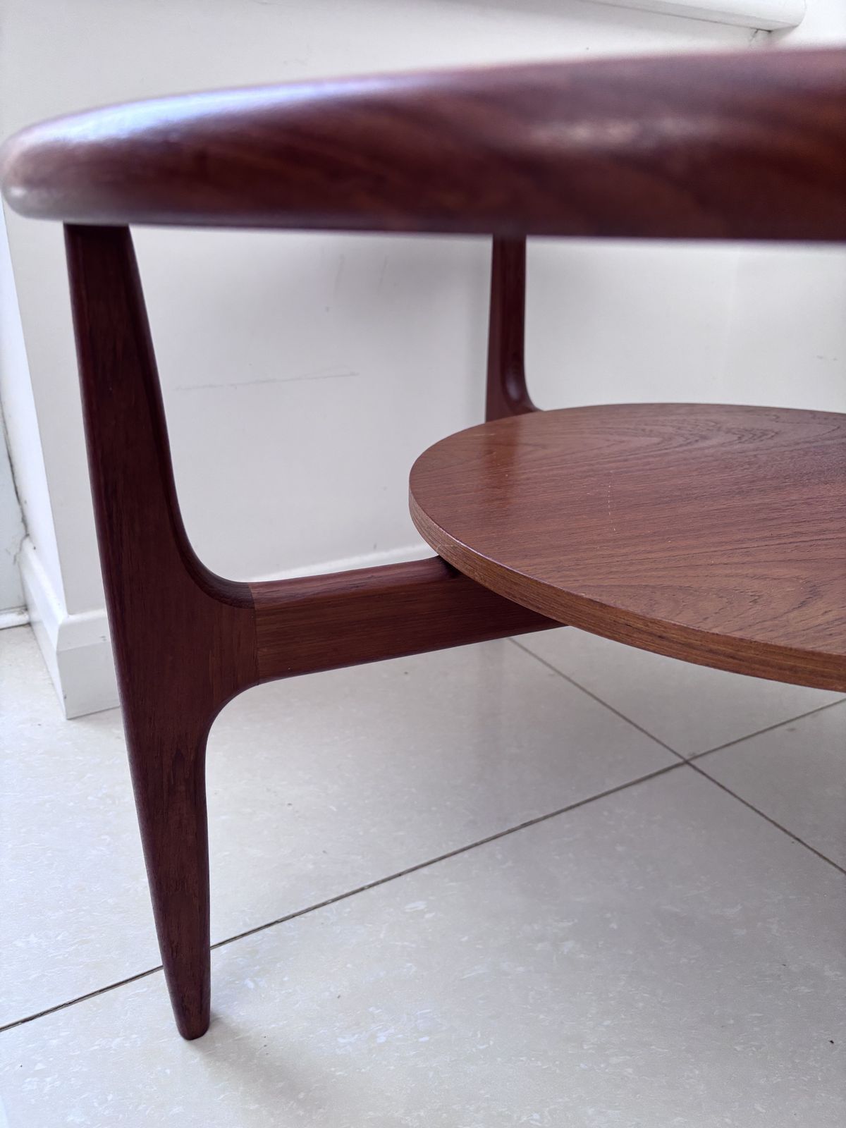 259.0 Teak And Glass Coffee Table Superb Quality By Stonehill Of London. photo