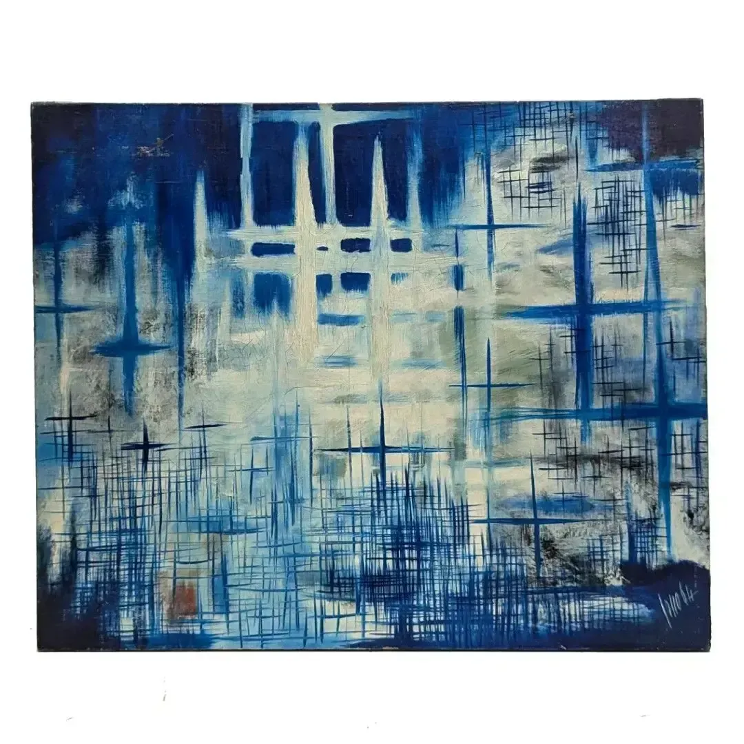Oil On Canvas, Abstract Subject "Closer To Venus", Dated 1964