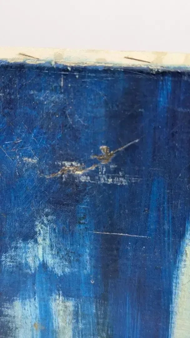 Oil On Canvas, Abstract Subject "Closer To Venus", Dated 1964 photo for sale