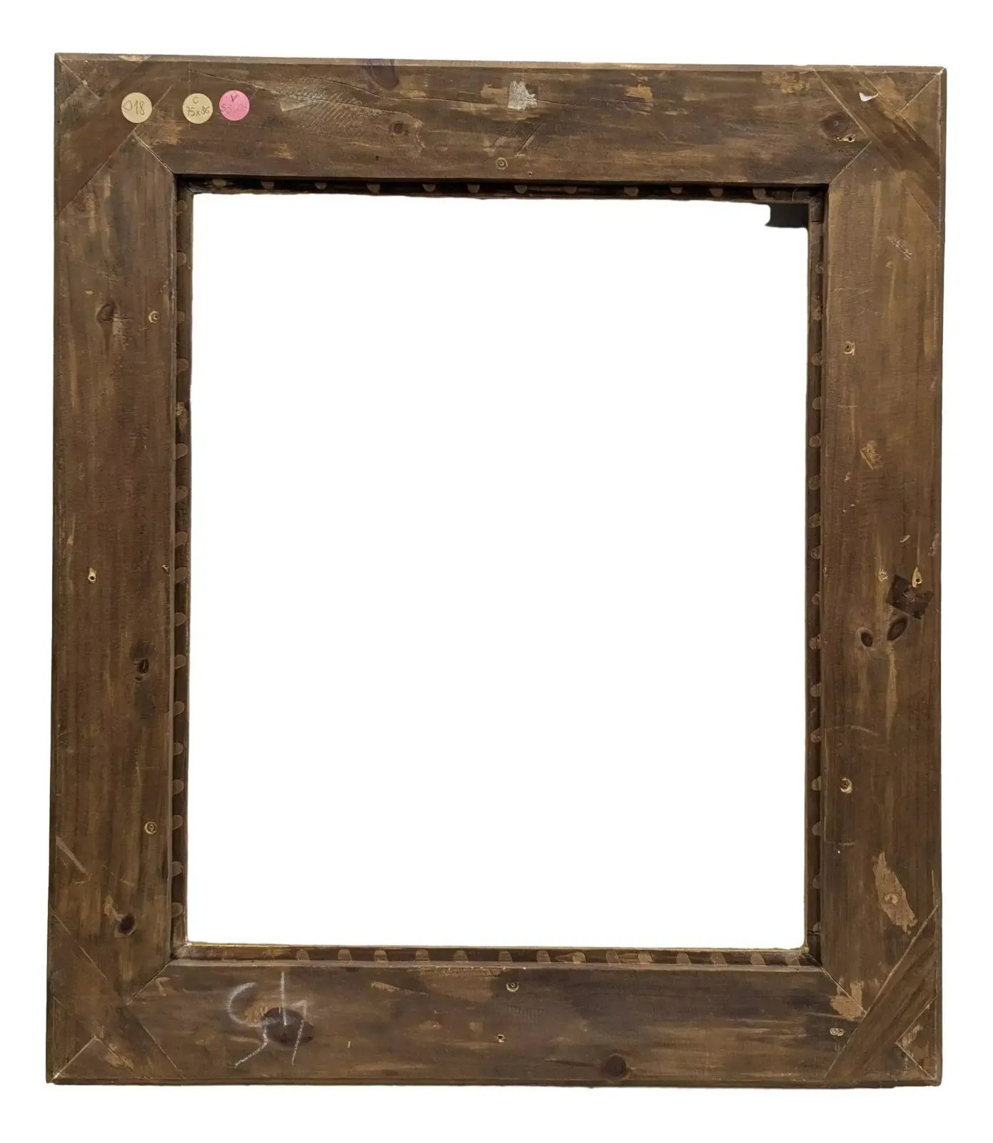 Late 19th Century Giltwood Frame For Restoration, 66x55 Cm photo Home Decor