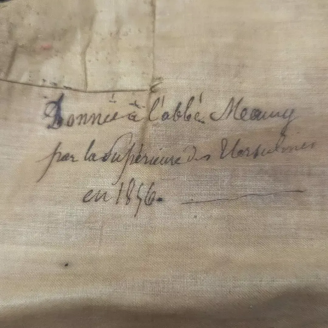 Important Collection Of Embroidered And Woven Liturgical Vestments And Coverings, With Handwritten Provenance – France, 18th–19th Century photo for sale
