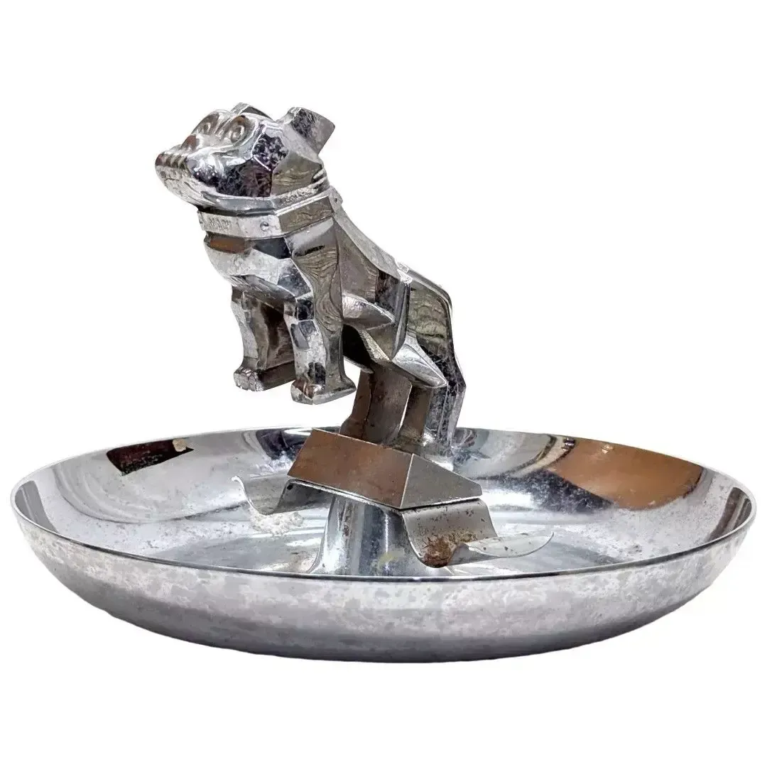 Mack Trucks Cigar Ashtray With Bulldog Design photo furniture