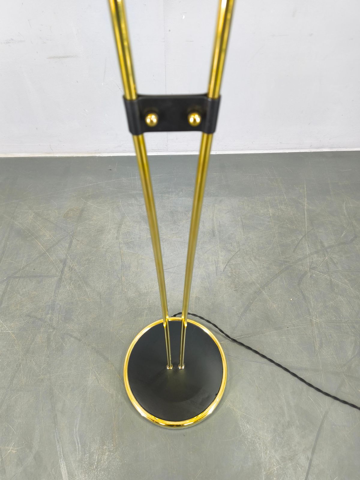 Mid Century Japanese Style Brass Floor Lamp, 1960s photo buy