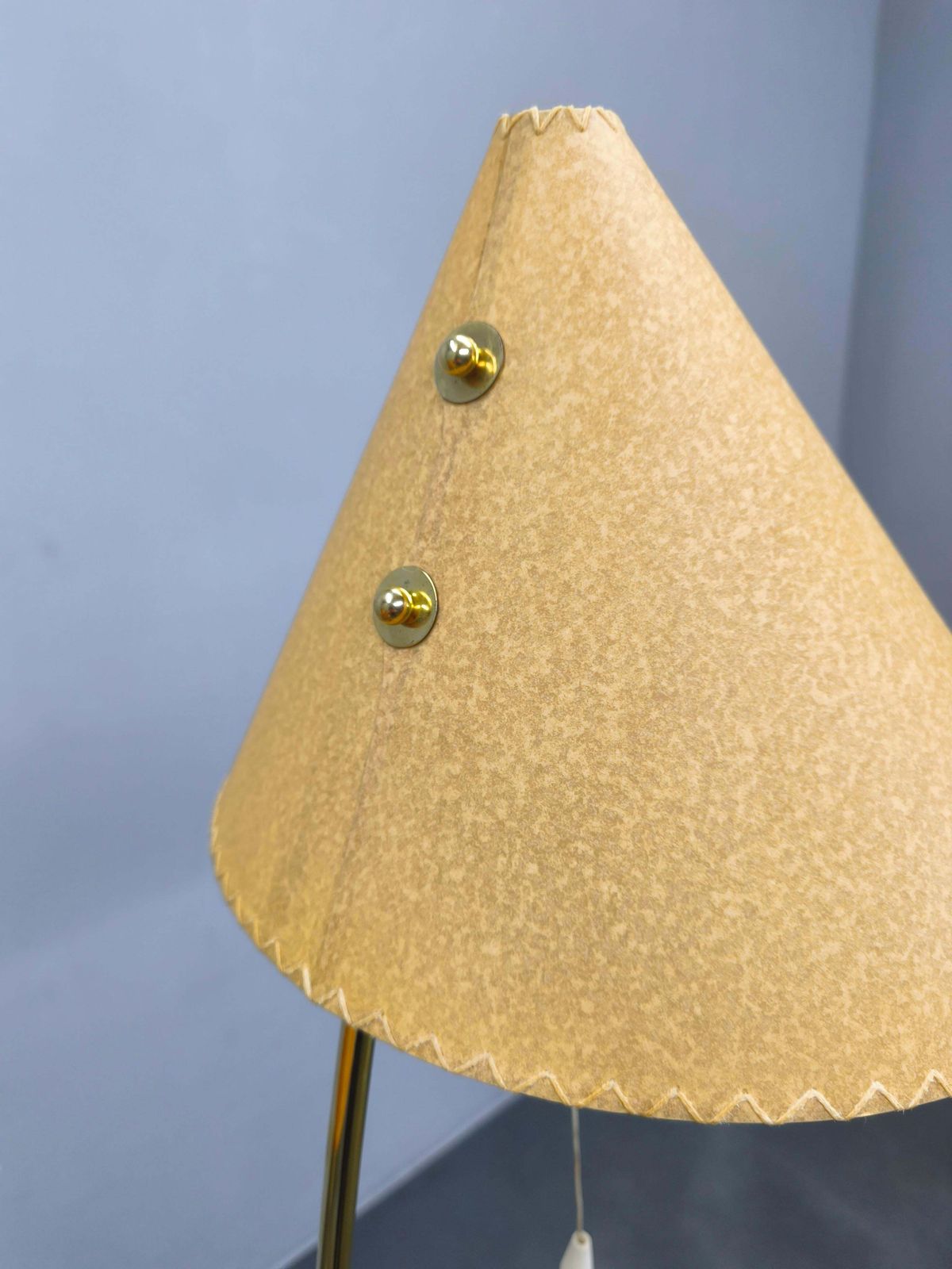 photo furniture Mid Century Japanese Style Brass Floor Lamp, 1960s
