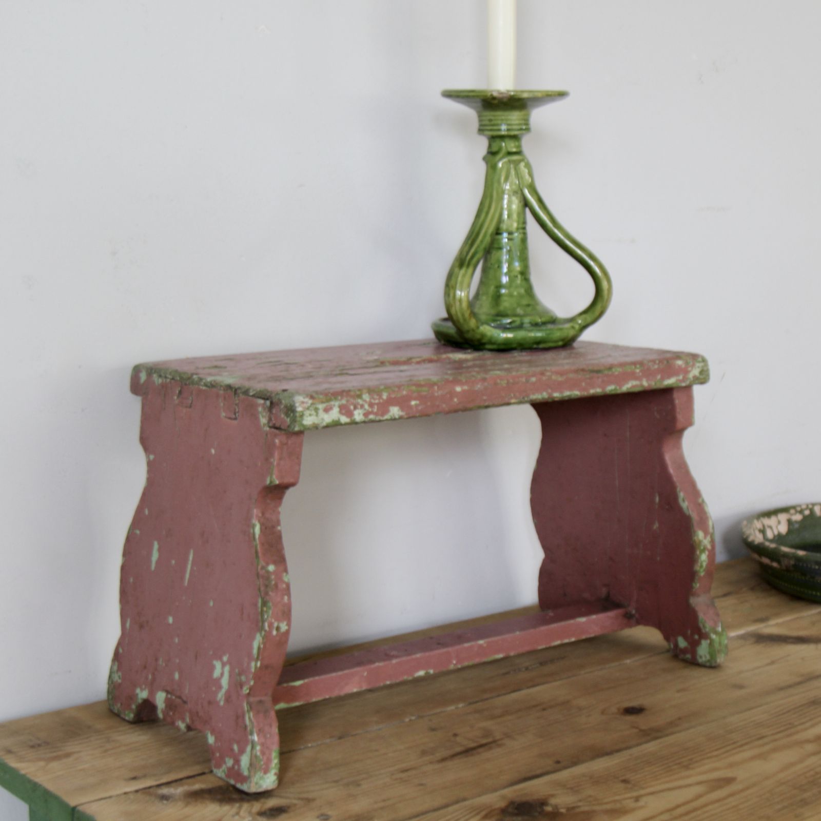 Antique Pine Milking Stool, 1800s photo for sale