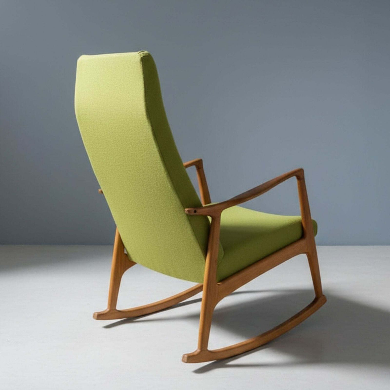 Dřevotvar Scandinavische Stijl Schommelstoel, Tsjecho Slowakije, Jaren 1960–1970 photo furniture