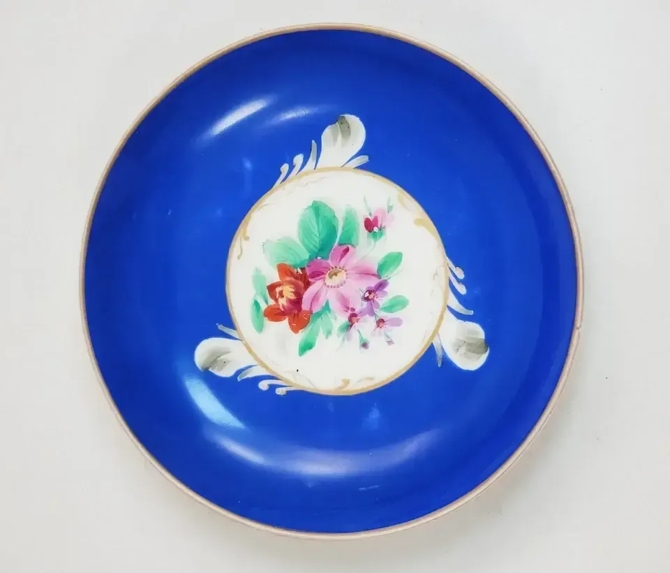 Gardner Porcelain Tea Cup & Saucer, Moscow, Russia, C.1880 photo Home Decor