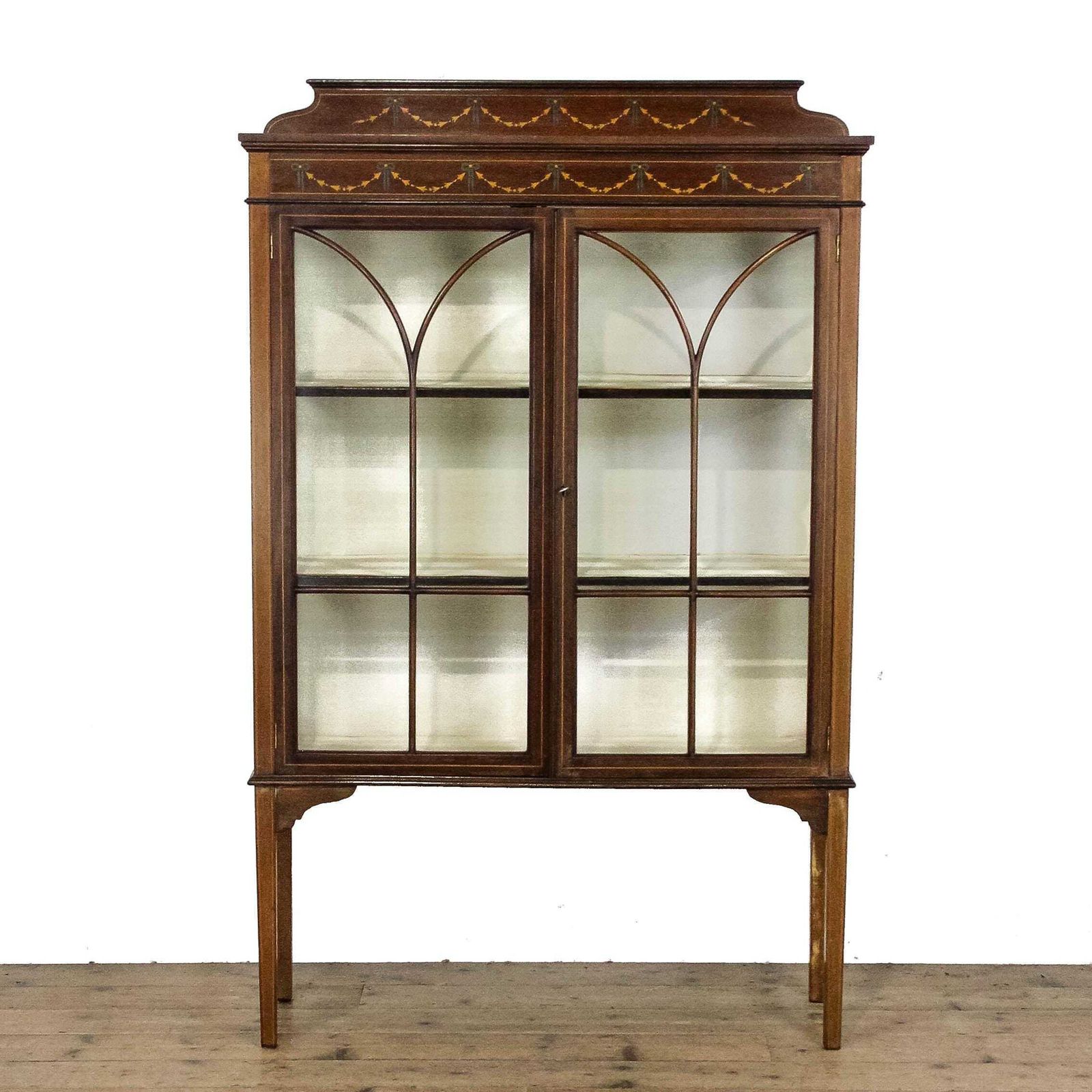 Antique Edwardian Mahogany Glass Cabinet | Antiques | Antique Cabinet | Antique Storage | Display Cabinet