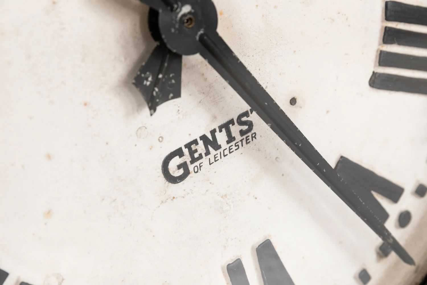 Early Industrial Cast Iron Gents Of Leicester Factory Clock photo furniture