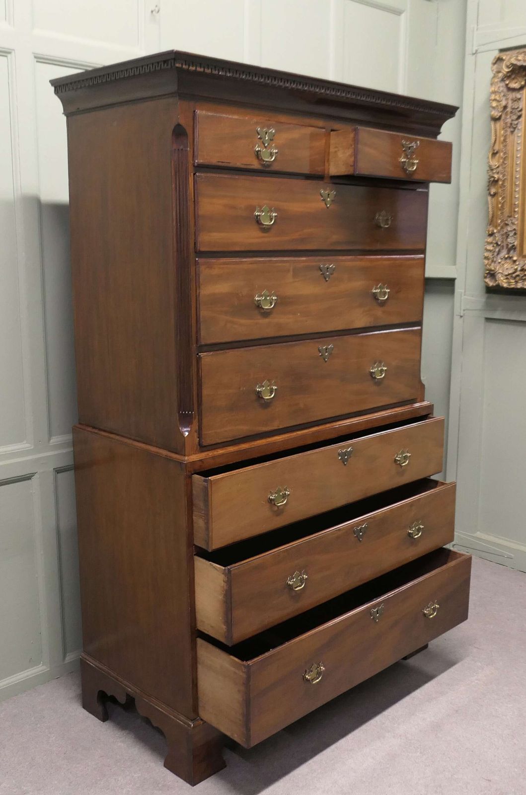 Early Victorian Mahogany Chest On Chest photo for sale