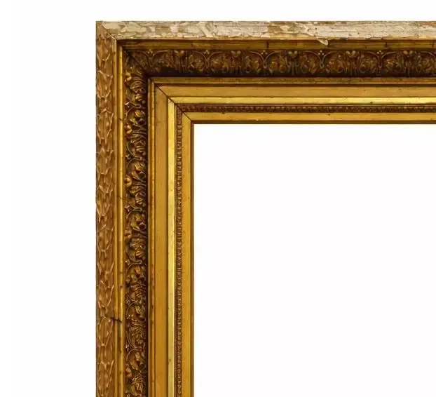 Gilded Frame In Wood And Stucco To Restore From The 1900s. photo furniture