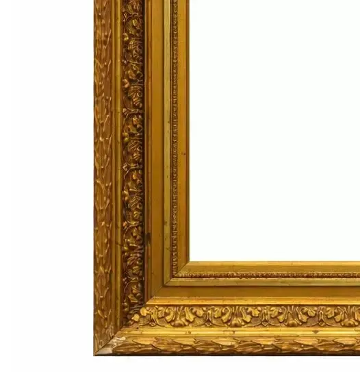 Gilded Frame In Wood And Stucco To Restore From The 1900s. photo Home Decor