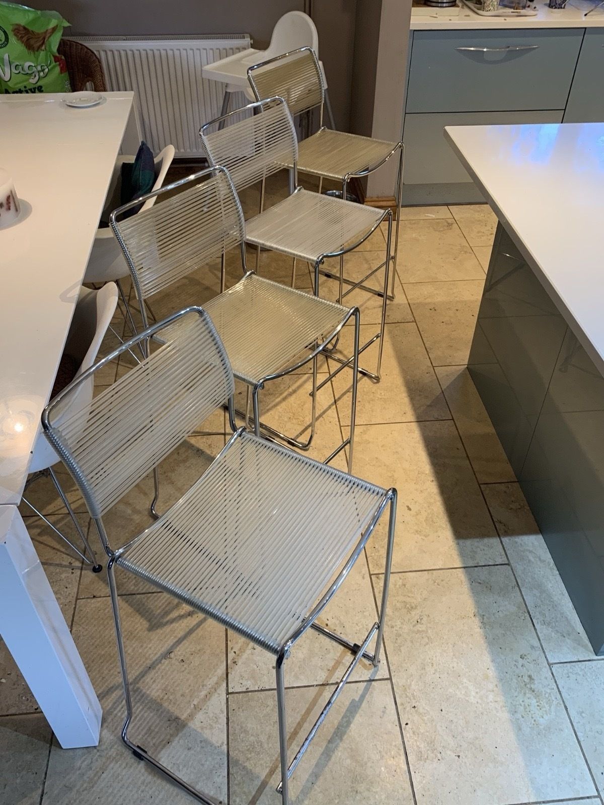 Spaghetti Bar Chairs By Giandomenico Belotti For Alias. Set Of 4 photo furniture