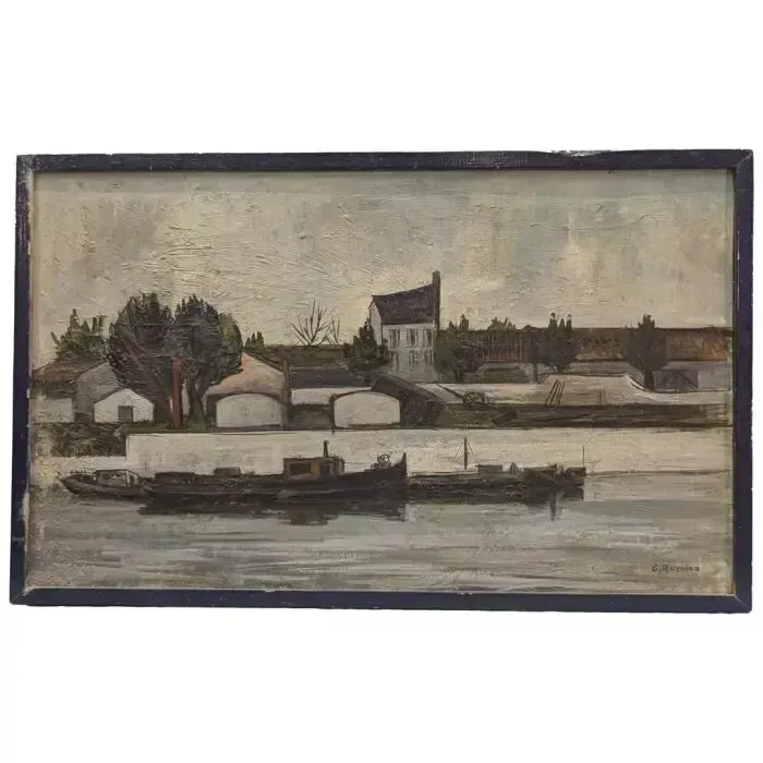 Factory At Port Saint Louis Du Rhône, 1957, By G. Reynier